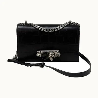 Bolsa Satchel Alexander McQueen Jewelled