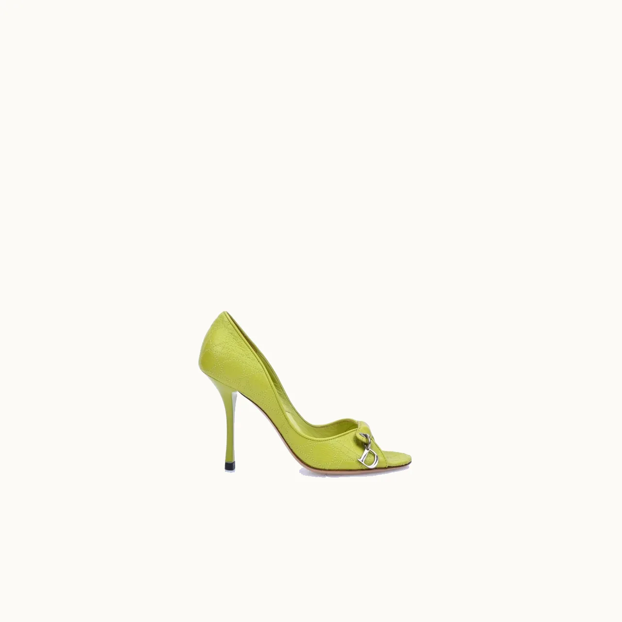 Zapatillas Dior Vintage Cannage Verde Talla 37.5 / 4.5 mx