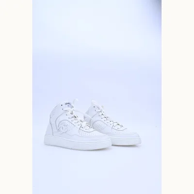 Tenis Chanel CC High Top Blanco Talla 36 / 3 mx