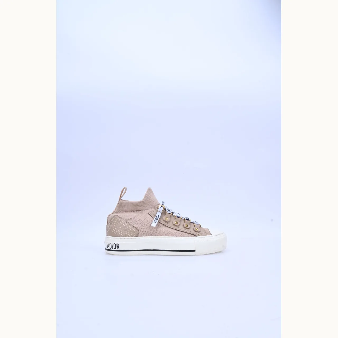 Tenis Dior Walk'n'Dior High Top Nude Talla 35.5 / 2.5 mx