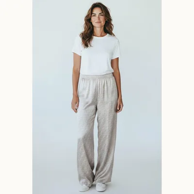 Fendi Jacquard Trousers T-38