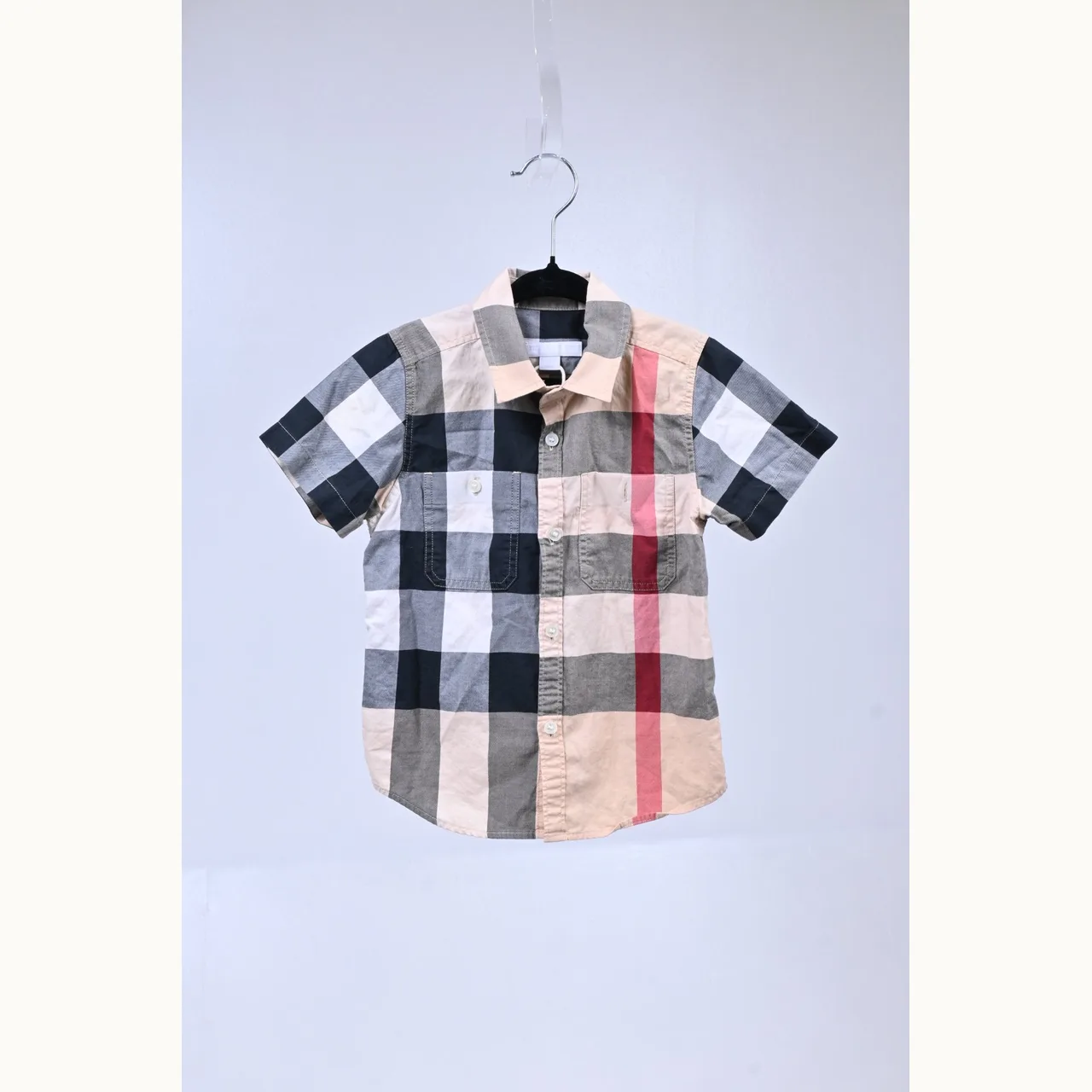 Camisa Burberry Short Sleeve Check Talla 4Y