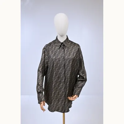 Camisa Fendi Silk Zucca Talla M