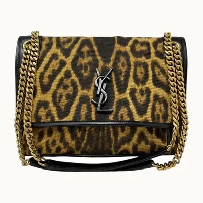 Bolsa Saint Laurent Niki Mediana Animal Print