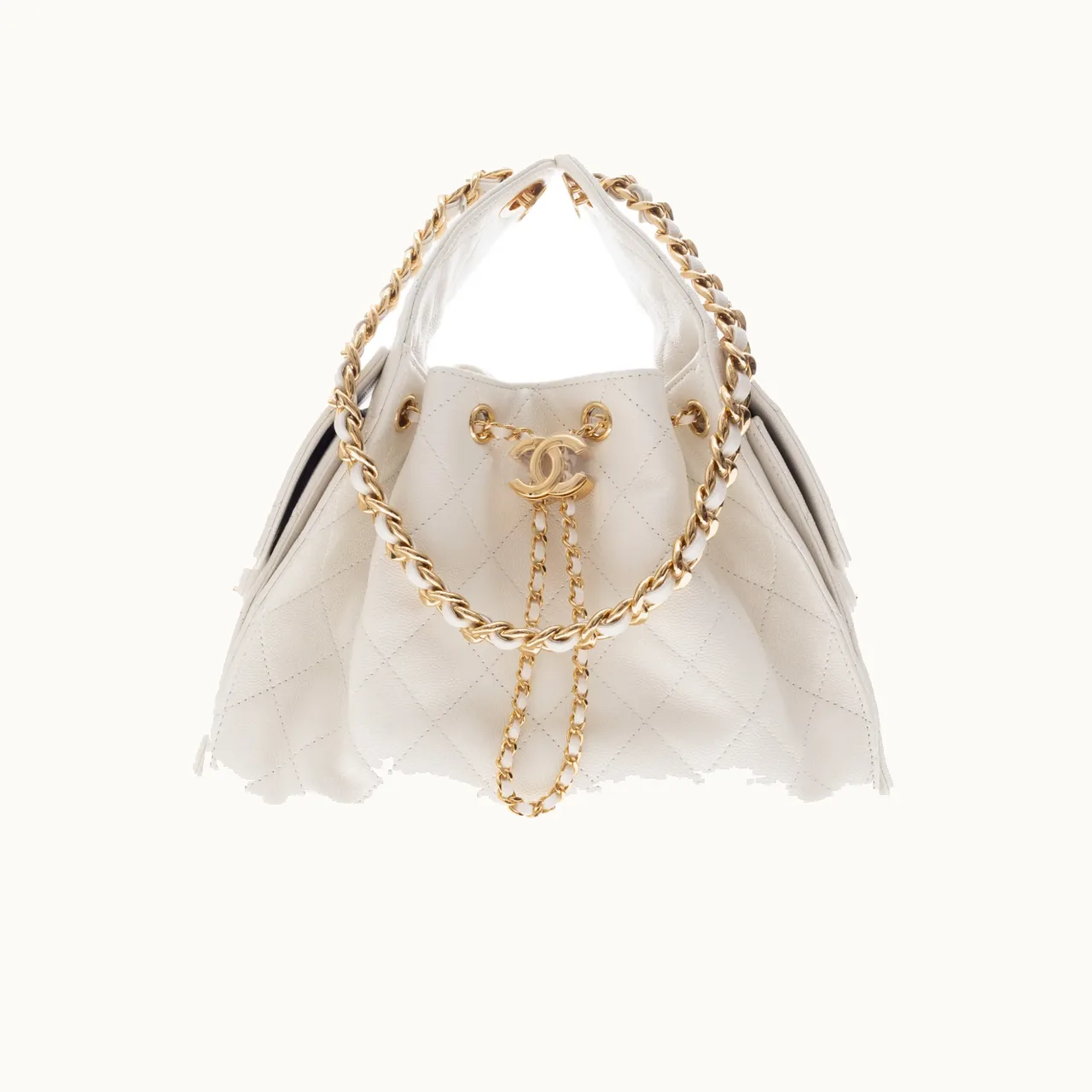 Chanel 25 Small Blanca pequeña