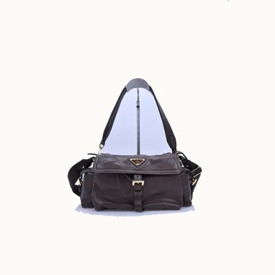 Crossbody Prada Explore Medium Cafe mediana