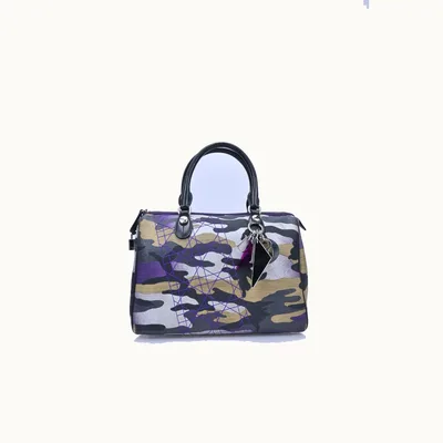 De mano Dior Boston Camo x Anselm Reyle Estampado