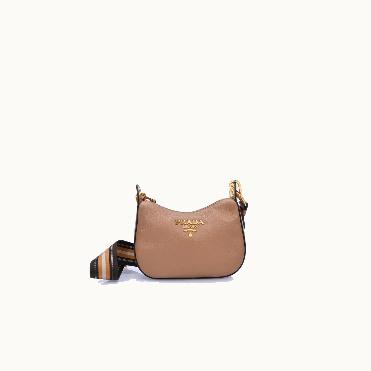 Crossbody Prada Phenix Small Messenger Camel pequeña