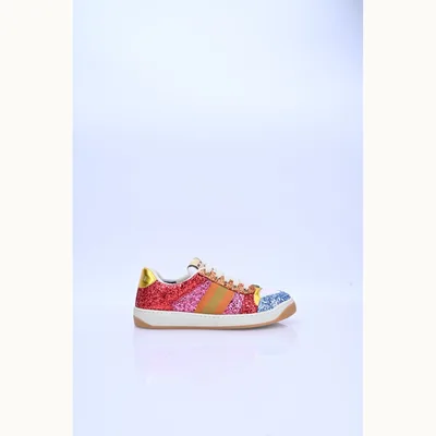 Tenis Gucci Screener Glitter Multicolor Talla 38