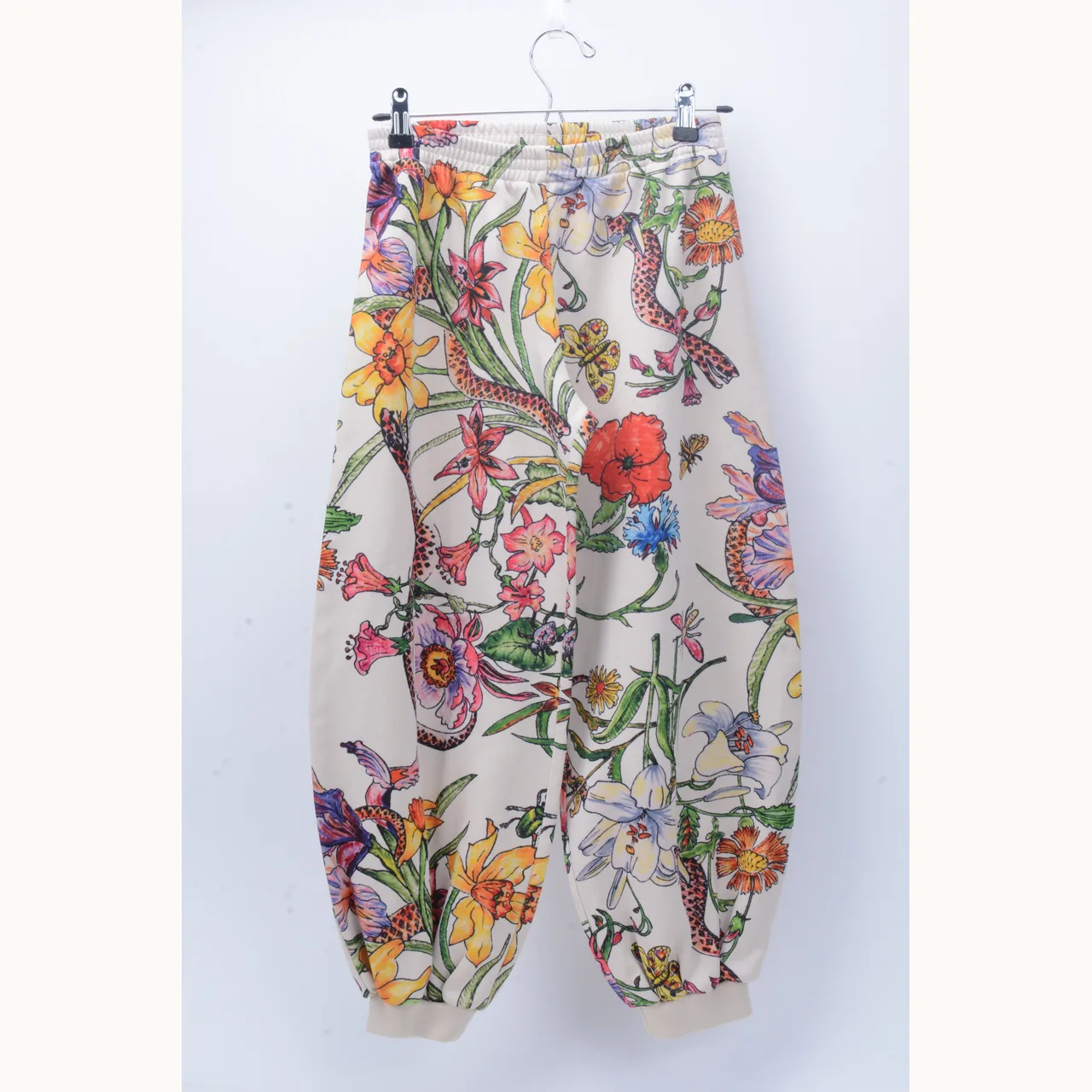 Gucci Pantalón Flora Multicolor Talla 12 y