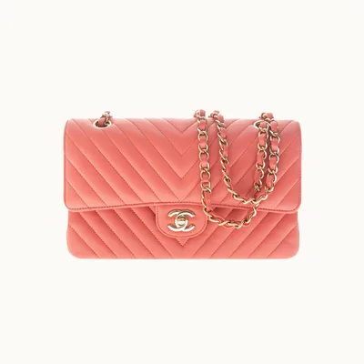 Chanel Classic Doble Flap Chevron Lambskin