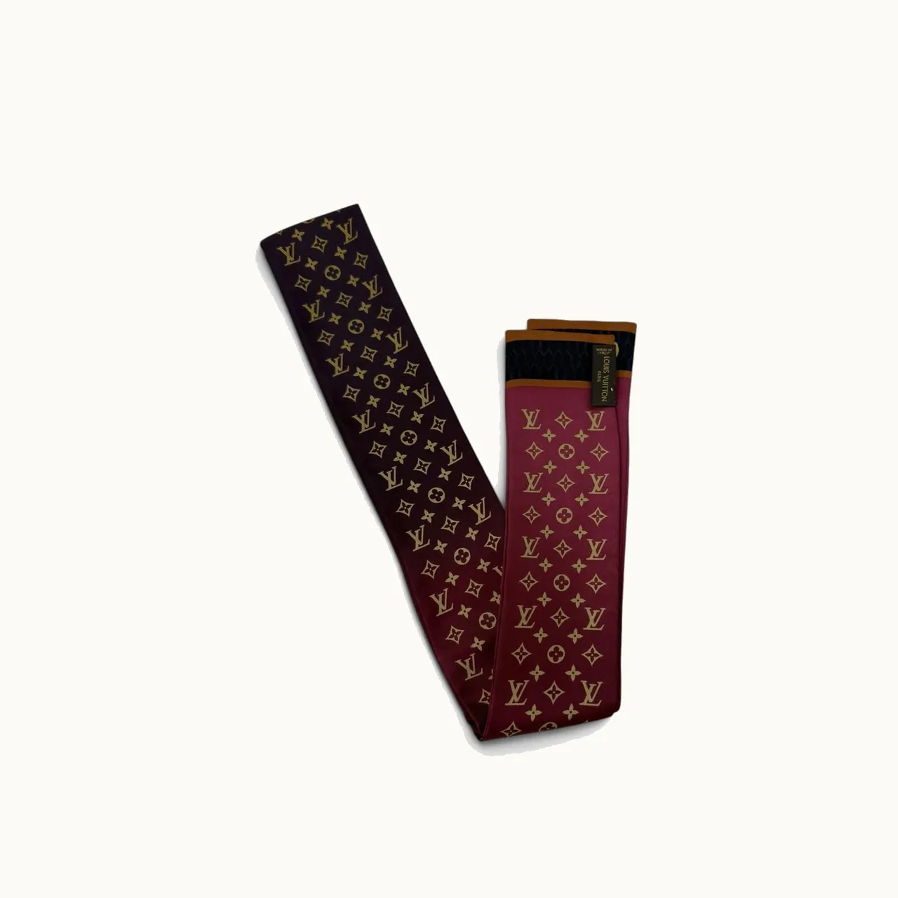 Louis Vuitton Monogram Twilly Vino y Negro